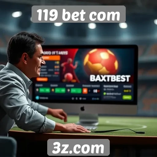 Facilidade de navegação no site 119 bet com